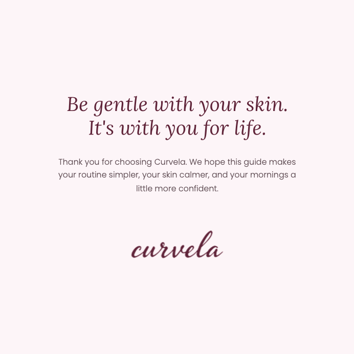Skin, Simplified: The Curvela Guide to Calm, Clear, Confident Skin