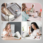 Small Travel LED Makeup Mirror Case with